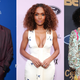Jharrel Jerome, left, on February 21, 2020; Janet Mock, center, on February 06, 2020; Yara Shahidi, right, on February 22, 2020.